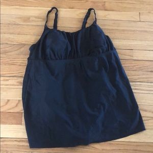 Black one piece swim dress suit size 18 plus